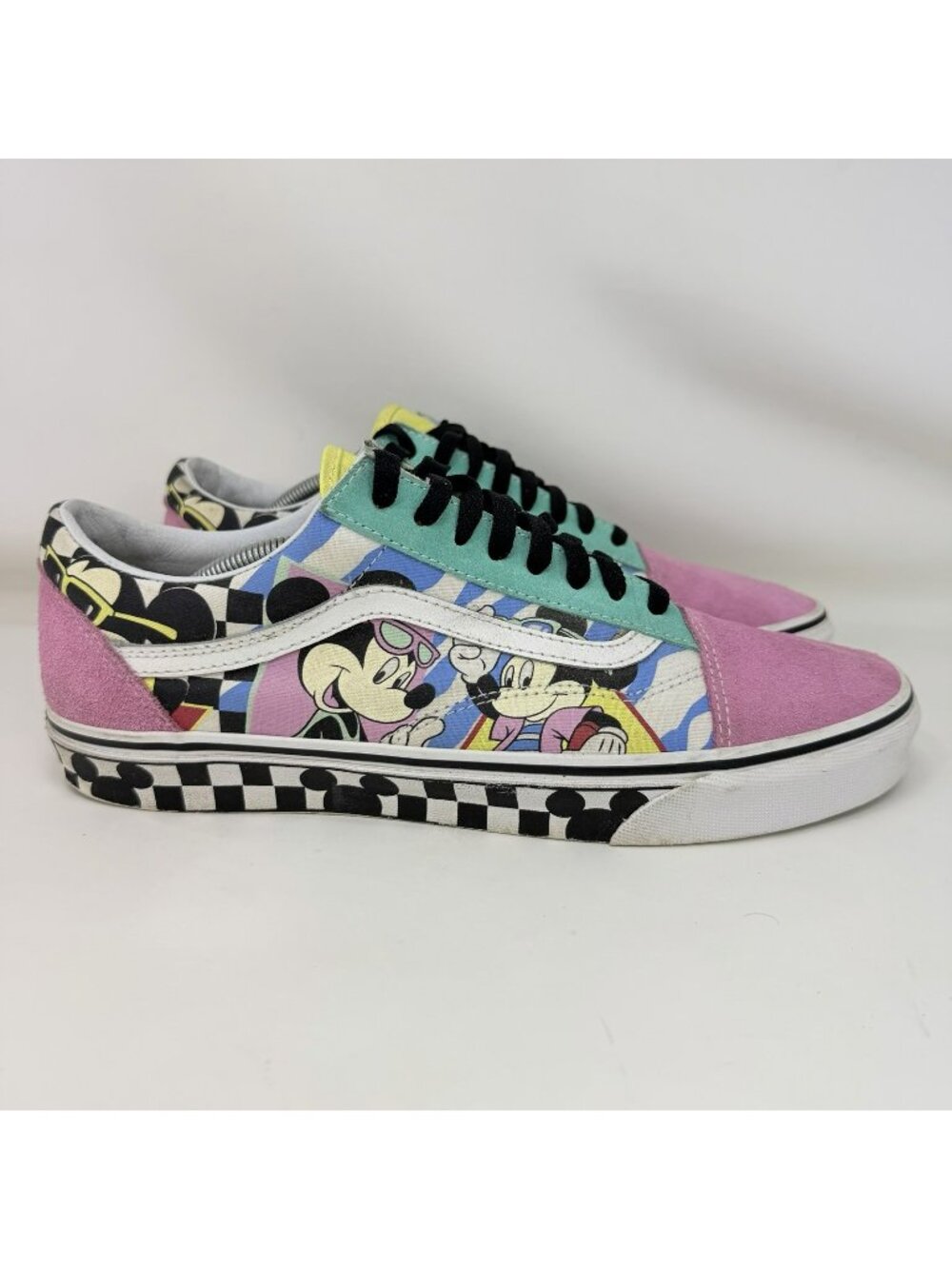 VANS Old Skool x Disney 80s Mickey Minnie Shoe Multicolor Men’s Size 12